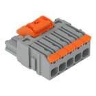 WAGO - 1-Leiter-Federleiste,Hebel,Push-in CAGE CLAMP®,grau