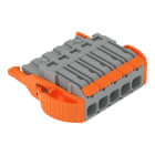WAGO - 1-Leiter-Federleiste,Hebel,Push-in CAGE CLAMP®,grau
