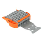 WAGO - 1-Leiter-Federleiste,Hebel,Push-in CAGE CLAMP®,grau