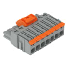 WAGO - 1-Leiter-Federleiste,Hebel,Push-in CAGE CLAMP®,grau