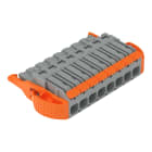WAGO - 1-Leiter-Federleiste,Hebel,Push-in CAGE CLAMP®,grau