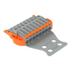 WAGO - 1-Leiter-Federleiste,Hebel,Push-in CAGE CLAMP®,grau