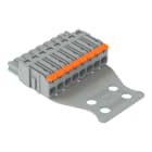 WAGO - 1-Leiter-Federleiste,Hebel,Push-in CAGE CLAMP®,grau