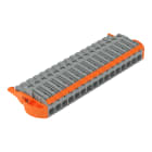 WAGO - 1-Leiter-Federleiste,Hebel,Push-in CAGE CLAMP®,grau