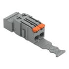 WAGO - 1-Leiter-Stiftleiste,Hebel,Push-in CAGE CLAMP®,grau