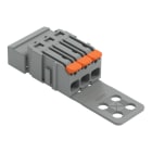 WAGO - 1-Leiter-Stiftleiste,Hebel,Push-in CAGE CLAMP®,grau