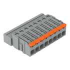 WAGO - 1-Leiter-Stiftleiste,Hebel,Push-in CAGE CLAMP®,grau