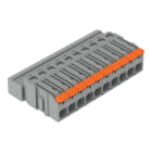 WAGO - 1-Leiter-Stiftleiste,Hebel,Push-in CAGE CLAMP®,grau