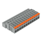 WAGO - 1-Leiter-Stiftleiste,Hebel,Push-in CAGE CLAMP®,grau