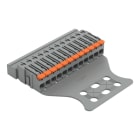 WAGO - 1-Leiter-Stiftleiste,Hebel,Push-in CAGE CLAMP®,grau