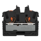 WAGO - 2-Leiter-Mini-Durchgangsklemme,mit Drücker,2,5 mm²,schwarz