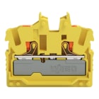 WAGO - 2-Leiter-Mini-Durchgangsklemme,mit Drücker,2,5 mm²,gelb