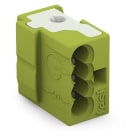 WAGO - 4-Leiter-Federleiste,PUSH WIRE®,Ø 0,8 mm,grau