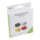 WAGO - MICRO-Verbindungsdosenklemme,für eindrähtige Leiter,Ø max. 0,8 mm,dunkelgrau