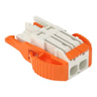 WAGO - 1-Leiter-Federleiste,Hebel,Push-in CAGE CLAMP®,lichtgrau