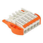 WAGO - 1-Leiter-Federleiste,Hebel,Push-in CAGE CLAMP®,lichtgrau
