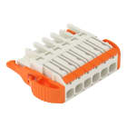 WAGO - 1-Leiter-Federleiste,Hebel,Push-in CAGE CLAMP®,lichtgrau