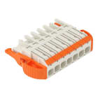WAGO - 1-Leiter-Federleiste,Hebel,Push-in CAGE CLAMP®,lichtgrau
