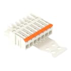 WAGO - 1-Leiter-Federleiste,Hebel,Push-in CAGE CLAMP®,lichtgrau
