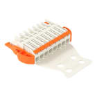 WAGO - 1-Leiter-Federleiste,Hebel,Push-in CAGE CLAMP®,lichtgrau