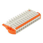 WAGO - 1-Leiter-Federleiste,Hebel,Push-in CAGE CLAMP®,lichtgrau