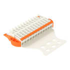WAGO - 1-Leiter-Federleiste,Hebel,Push-in CAGE CLAMP®,lichtgrau