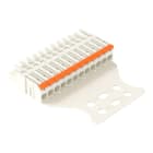 WAGO - 1-Leiter-Federleiste,Hebel,Push-in CAGE CLAMP®,lichtgrau
