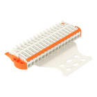 WAGO - 1-Leiter-Federleiste,Hebel,Push-in CAGE CLAMP®,lichtgrau
