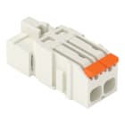WAGO - 1-Leiter-Stiftleiste,Hebel,Push-in CAGE CLAMP®,lichtgrau