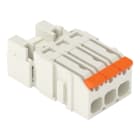 WAGO - 1-Leiter-Stiftleiste,Hebel,Push-in CAGE CLAMP®,lichtgrau