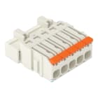 WAGO - 1-Leiter-Stiftleiste,Hebel,Push-in CAGE CLAMP®,lichtgrau