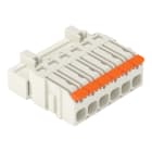 WAGO - 1-Leiter-Stiftleiste,Hebel,Push-in CAGE CLAMP®,lichtgrau