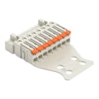 WAGO - 1-Leiter-Stiftleiste,Hebel,Push-in CAGE CLAMP®,lichtgrau