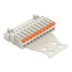 WAGO - 1-Leiter-Stiftleiste,Hebel,Push-in CAGE CLAMP®,lichtgrau