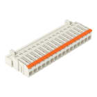 WAGO - 1-Leiter-Stiftleiste,Hebel,Push-in CAGE CLAMP®,lichtgrau