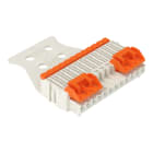 WAGO - 1-Leiter-Federleiste,Hebel,Push-in CAGE CLAMP®,lichtgrau