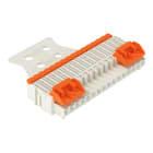 WAGO - 1-Leiter-Federleiste,Hebel,Push-in CAGE CLAMP®,lichtgrau