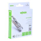 WAGO - Durchgangsverbinder zum Stecken,f. ein- und mehrdrähtige Leiter,max. 4 mm²,trans