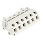 WAGO - 1-Leiter Federleiste, abgewinkelt,CAGE CLAMP®,2,5 mm²,lichtgrau