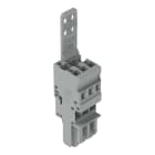 WAGO - 1-Leiter-Federleiste,CAGE CLAMP®,4 mm²,grau