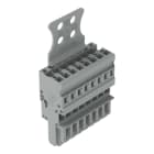 WAGO - 1-Leiter-Federleiste,CAGE CLAMP®,4 mm²,grau
