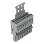 WAGO - 1-Leiter-Federleiste,CAGE CLAMP®,4 mm²,grau