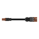 WAGO - konfektionierte Übergangsleitung,Dca,Buchse/Stecker MIDI,braun