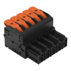 WAGO - 1-Leiter-Federleiste,Hebel,Push-in CAGE CLAMP®,schwarz