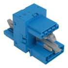 WAGO - h-Verteiler,5-polig,Kod. I,blau