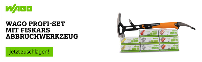WAGO - PROFI-SET mit FISKARS Abbruchwerkzeug