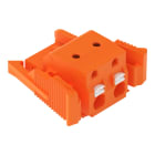 WAGO - 1-Leiter-Federleiste, Drücker, Push-in CAGE CLAMP®, orange