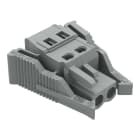 WAGO - 1-Leiter-Federleiste, CAGE CLAMP®, 2,5mm², grau