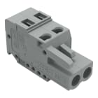 WAGO - 1-Leiter-Federleiste, CAGE CLAMP®, 2,5mm², grau
