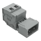 WAGO - 1-Leiter-Stiftleiste, CAGE CLAMP®, 2,5mm², grau